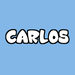 Coloriage prénom CARLOS