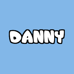 Coloriage prénom DANNY