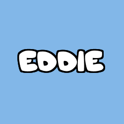 Coloriage prénom EDDIE