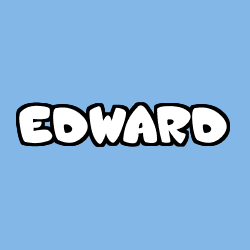 Coloriage prénom EDWARD