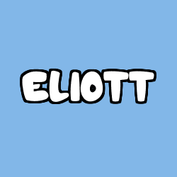 Coloriage prénom ELIOTT