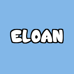 Coloriage prénom ELOAN