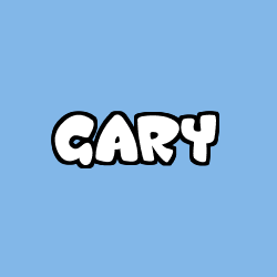 Coloriage prénom GARY