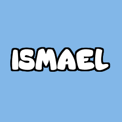 Coloriage prénom ISMAEL