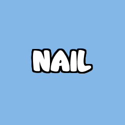 Coloriage prénom NAIL