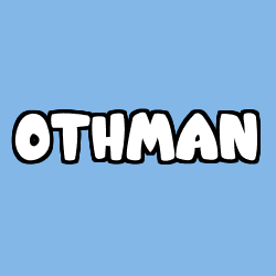 Coloriage prénom OTHMAN