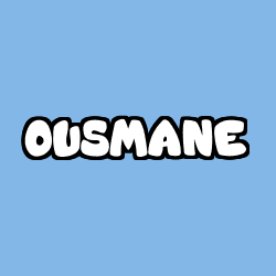 Coloriage prénom OUSMANE