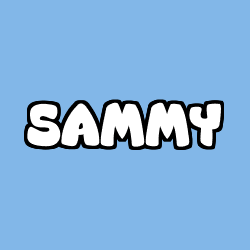 Coloriage prénom SAMMY