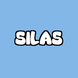 Coloriage prénom SILAS