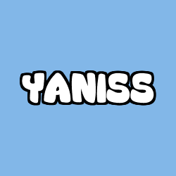 Coloriage prénom YANISS