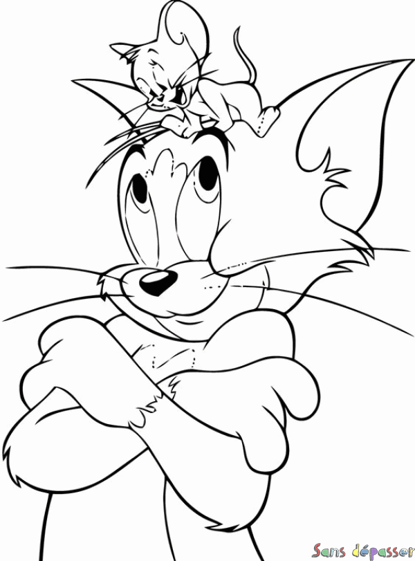 Coloriage Tom & Jerry