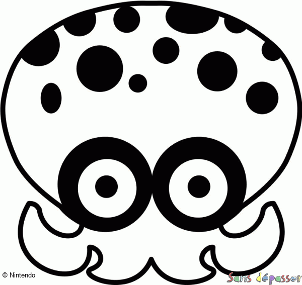 Coloriage Octopus Splatoon