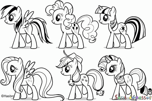 Coloriage My Little Pony