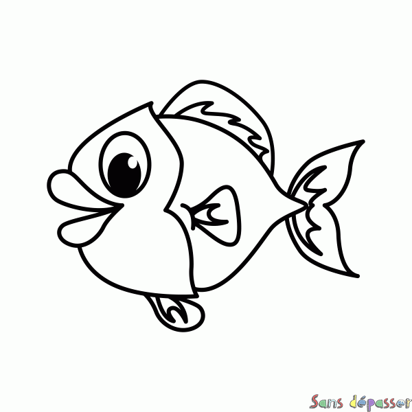 Coloriage Poisson d'avril ! 