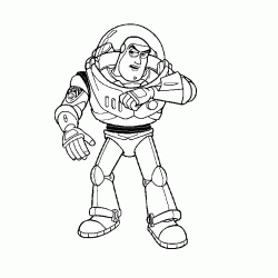 Coloriage Buzz L'&Eacute;clair &agrave; Star Command