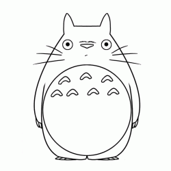 Coloriage Mon voisin Totoro