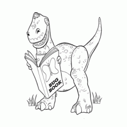 Coloriage Rex le T-Rex