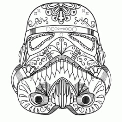 Coloriage Stormtrooper doodle