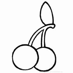 Coloriage Cerises