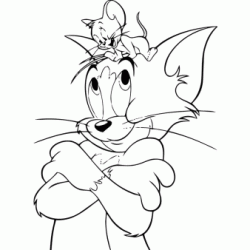 Coloriage Tom & Jerry