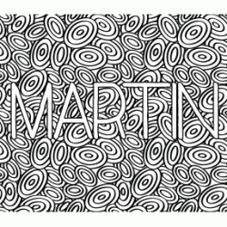 Coloriage Coloriage prénom - Martin