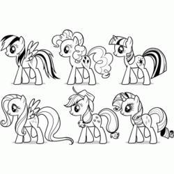 Coloriage My Little Pony