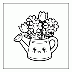 Coloriage Printemps 3