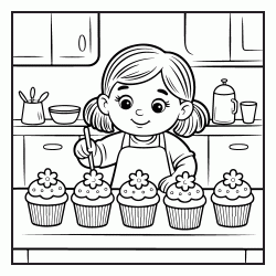 Coloriage Girly - Printemps 1