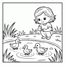Coloriage Girly - Printemps 9