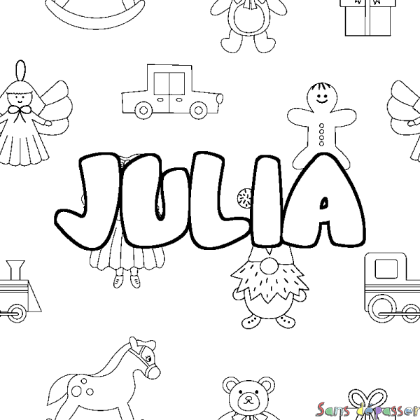 Dessin de Julia, 4 ans 