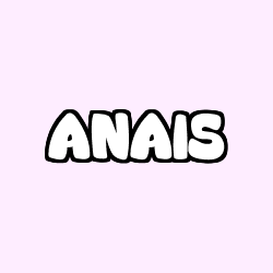 Coloriage prénom ANAIS