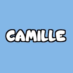 Coloriage pr&eacute;nom CAMILLE