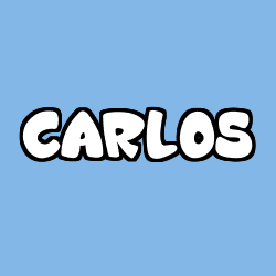Coloriage pr&eacute;nom CARLOS