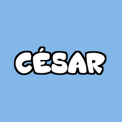 Coloriage pr&eacute;nom C&Eacute;SAR