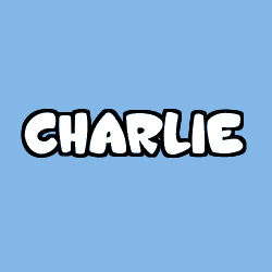 Coloriage pr&eacute;nom CHARLIE