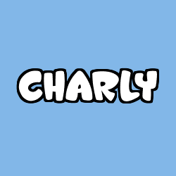Coloriage pr&eacute;nom CHARLY