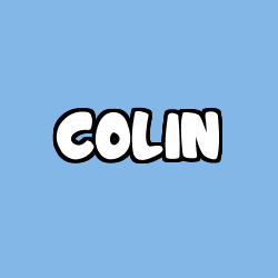 Coloriage prénom COLIN