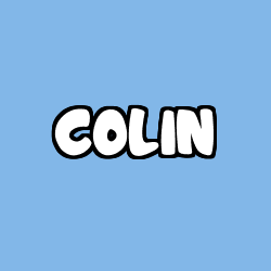 Coloriage pr&eacute;nom COLIN