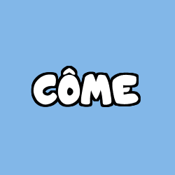 Coloriage pr&eacute;nom C&Ocirc;ME
