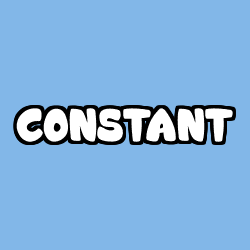 Coloriage pr&eacute;nom CONSTANT