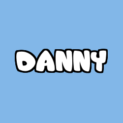 Coloriage pr&eacute;nom DANNY