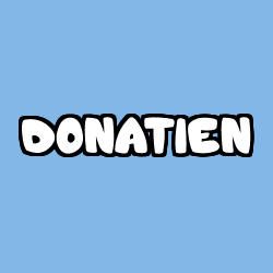 Coloriage pr&eacute;nom DONATIEN