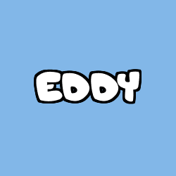 Coloriage prénom EDDY