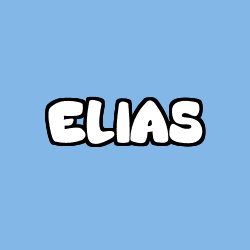 Coloriage prénom ELIAS