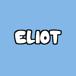 Coloriage prénom ELIOT