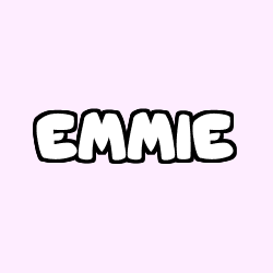 Coloriage pr&eacute;nom EMMIE
