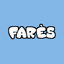 Coloriage pr&eacute;nom FAR&Egrave;S