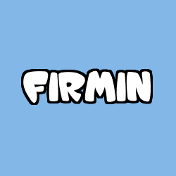 Coloriage pr&eacute;nom FIRMIN