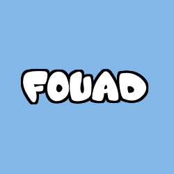 Coloriage pr&eacute;nom FOUAD