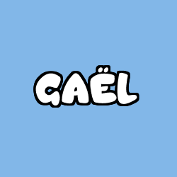 Coloriage pr&eacute;nom GA&Euml;L